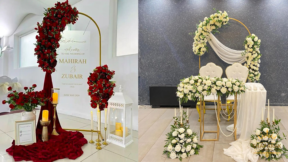 بهترین دیزاین سفره عقد